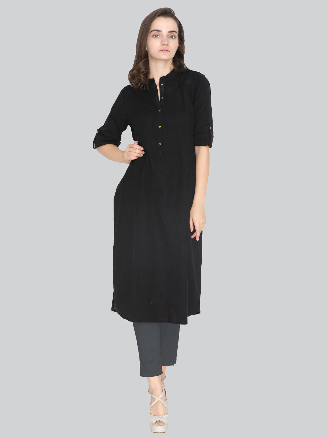 High Waist LUX Lyra Kurti Pant, Straight Fit at Rs 270 in Champawat | ID:  26172426233